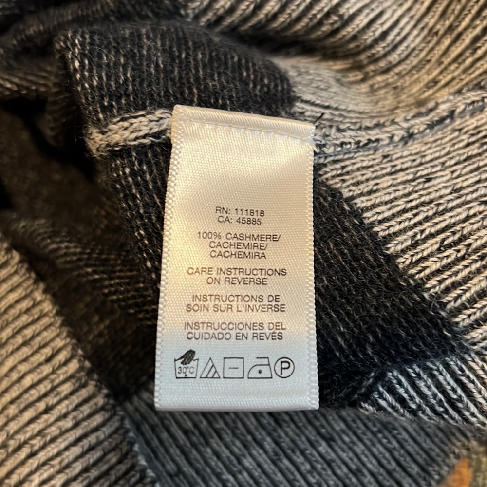 Michael Kors 100% Cashmere sweater Men XXL Shawl collar - Picture 3 of 5